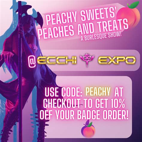 Peachy Sweet 🍑 Ecchiexpo On Twitter Heyyyy~ Ill Be At Ecchiexpo