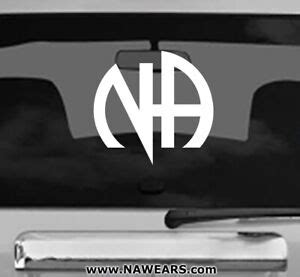 Narcotics Anonymous NA SYMBOL Window Sticker Decal NEW Colors Option