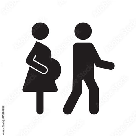 Pregnant Vector Icon Buy This Stock Vector And Explore Similar