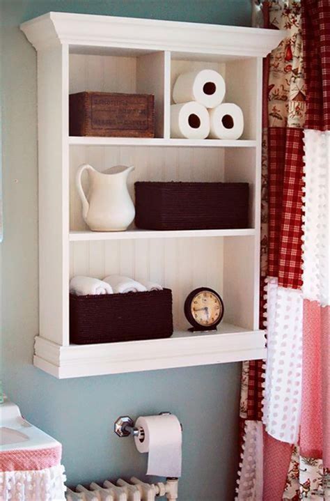 10 Shelves Small Bathroom Storage Ideas