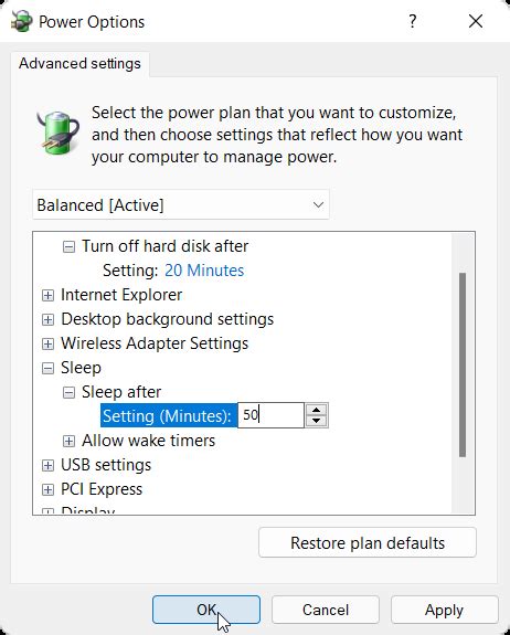 How To Increase Sleep Time In Windows 11