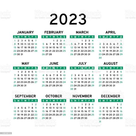 Vetores De Projeto De Calendário 2023 Ano Modelo De Calender De Bolso