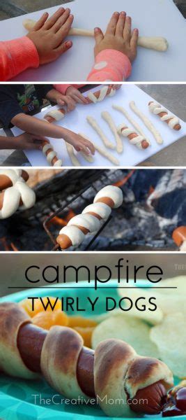 Campfire Twirly Dogs A Twist On Campfire Hotdogs The