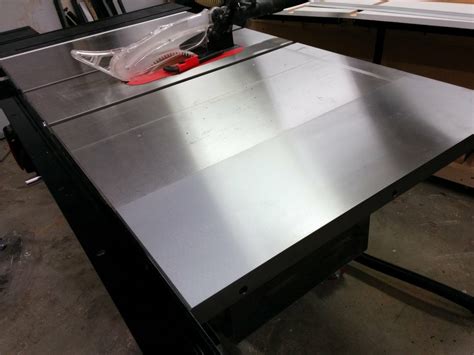 Table Saw Enhancement Attaching Extra Cast Iron Extension Wing