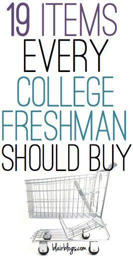19 Items Every College Freshman Should Buy Blair Blogs Freshman College College Dorm