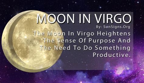 Virgos Are Known For Their Attention To Detail And The Moon In Virgo