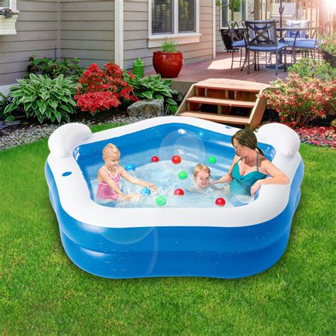 Buy Inflatable Swimming Pool For Kids And Adults 83 X 81 X 30 In