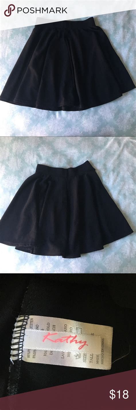 Kathy Black Skirt Black Skirt Skirts Womens Skirt