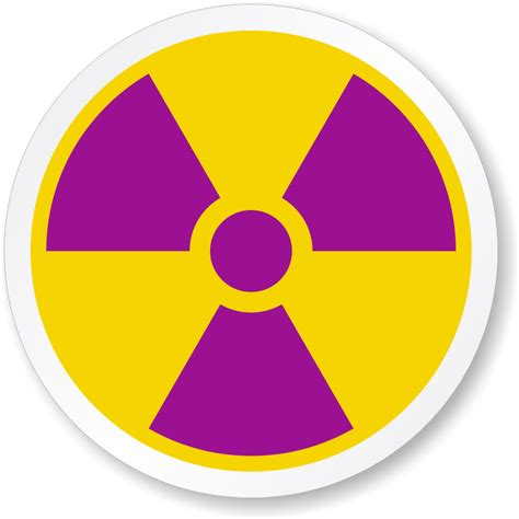 Radioactive Decay Nuclear Power Radiation Hazard Symbol Radiation