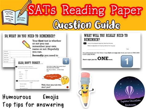 Y6 Sats Reading Question Guide Teaching Resources