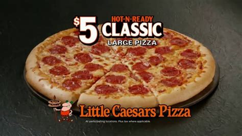 The little caesars® pizza name, logos. Little Caesars Pizza HOT-N-READY Classic TV Commercial ...