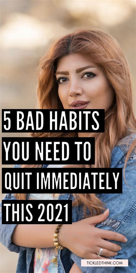 List Of Bad Habits To Quit Immediately In 2021 Bad Habits Habits Quites