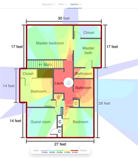 networking - Home network access point placement options using