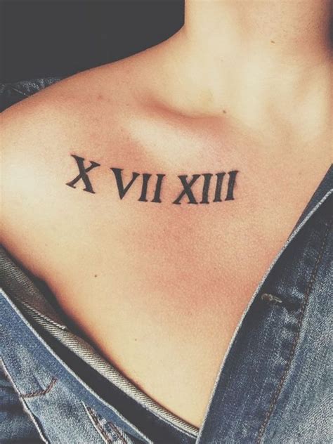 70 Best Roman Numeral Tattoo Designs And Meanings Be Creative 2019