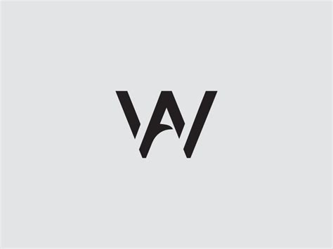 Aw Monogram Logo By Billy Metcalfe On Dribbble