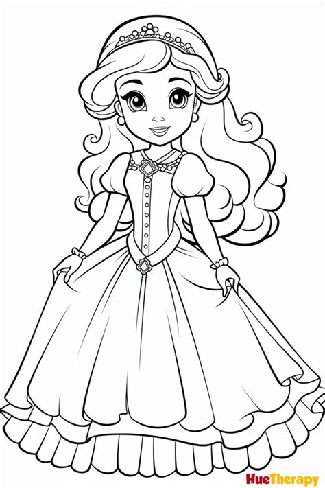 7 free printable princess coloring pages for kids