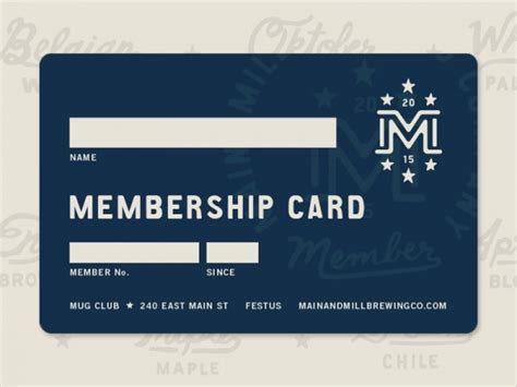 Free 15 Membership Card Designs In Psd Vector Eps