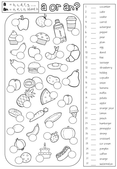 Teste dein wissen mit original prüfungsaufgaben. A or AN - Worksheet - Unterrichtsmaterial in den Fächern ...