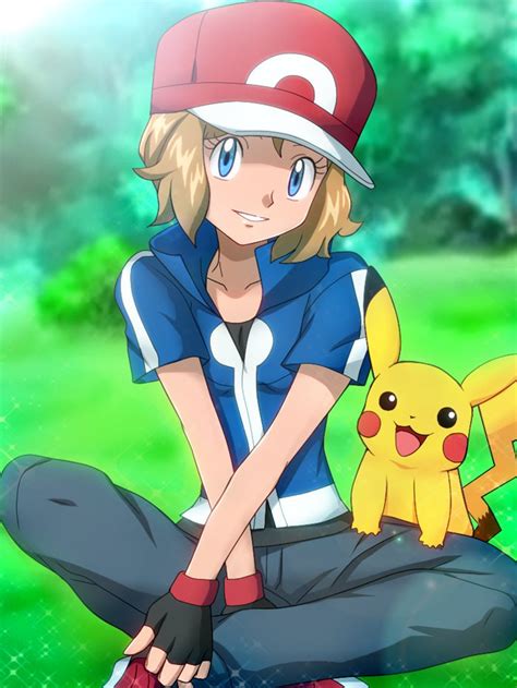 Serena pokemon fan art cute. Pin by MaderMaDDog on Amourshipping | Pokemon ash and ...