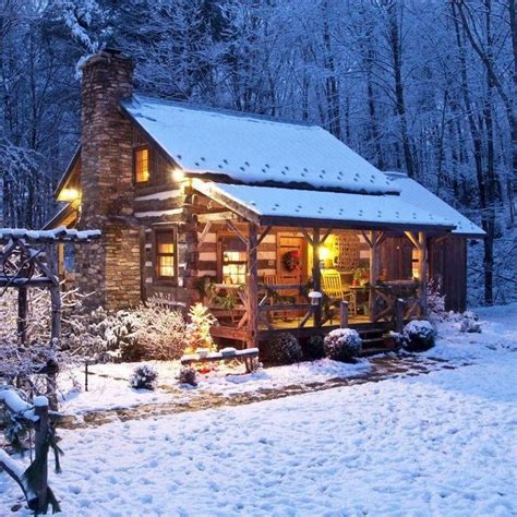 Forest Cabin North Carolina Christmas Cabin In The Woods Little