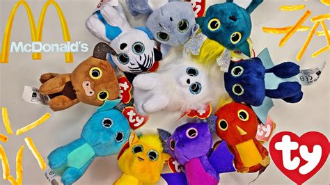 Mcdonald S Happy Meal Ty Teenie Beanie Boos ™ With Glow In The Dark Eyes Part2 Youtube