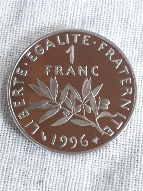 France Fifth Republic 1 Franc 1996 Semeuse Frappe Be Catawiki