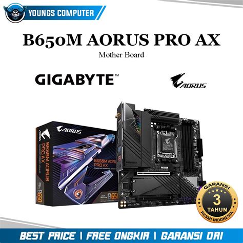 Jual Gigabyte B650m Aorus Pro Ax Mother Board Amd Ddr5 Am5 Matx
