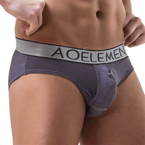 New Mens Underwear Briefs Sexy U Convex Open Large Penis Pocket Gay