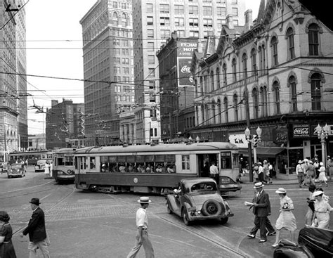 View Of The Intersection At Marietta And Forsyth Streets In Downtown