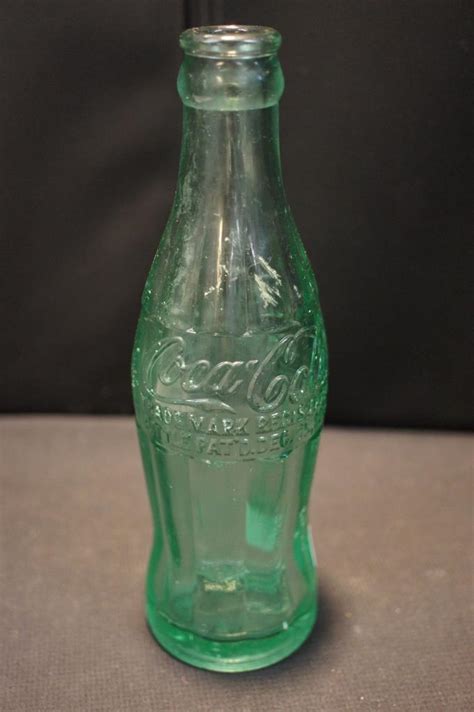 Vintage Coca Cola Glass Bottle Green