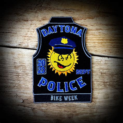 Daytona Beach, FL Police Department 2023 Bike Week Patch - Authentic