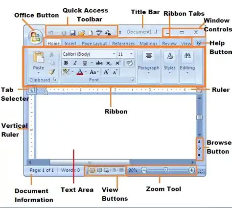 Ms Word क्या है और उसके Window के Parts की सम्पूर्ण जानकारी