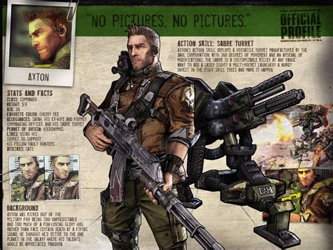 I won't go over skills, i already go over all of them on the doc. Image - Axton profile.jpg | Borderlands Wiki | FANDOM powered by Wikia