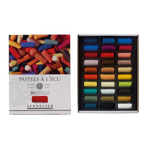 Sennelier Extra Soft Pastel Half Stick Set 30 Colors 20589134 Hsn