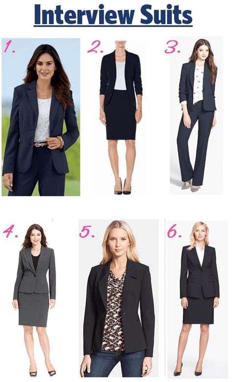 Additional details for interview attire for women. The Hunt: Interview Suits - Corporette.com
