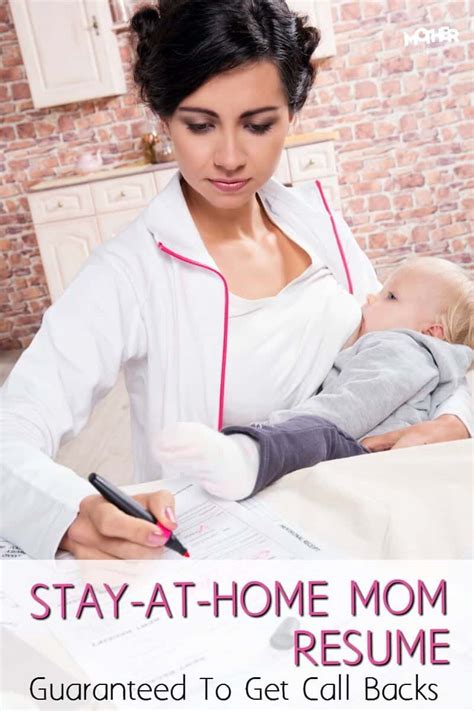 Stay At Home Mom Resume Guaranteed To Get Call Backs