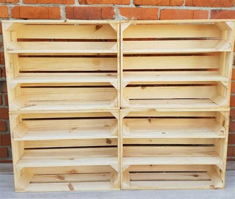 1 6 Solidandstrong Storage Wooden Crates Apple Fruit Boxes Etsy Fruit