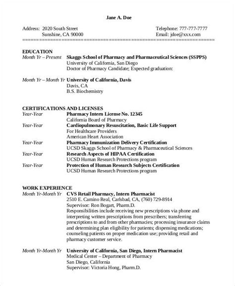 Pharmacist job description for resume. B Pharmacy Resume Format For Freshers (With images) | Resume templates, Free resume template ...