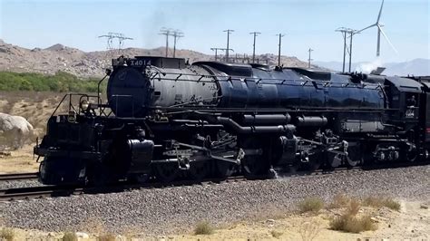 Up 4014 Big Boy Steam Locomotive Near Victorville Ca Youtube