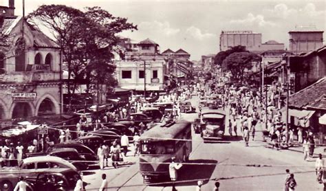 Pettah Street Scene Colombo C1950s Sri Lanka