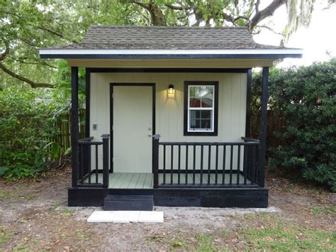 10x12 Garden Shed Plan With A Porch Built In Florida