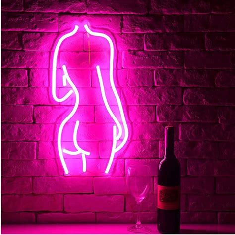 Sxey Lady Led Neon Sign Neon Sign Woman Body Neon Sign Etsy Uk