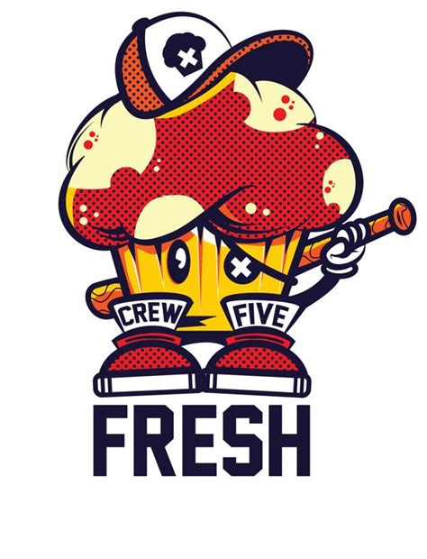 Crew Five Fresh Tee By Jason Arroyo Via Behance Graffiti Characters