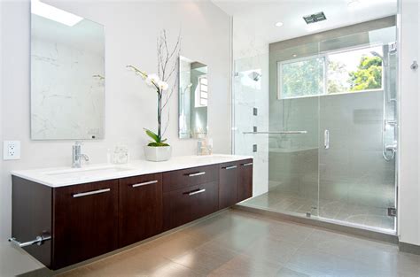 Not only bathroom cabinets floating, you could also find another pics such as floating living room cabinets, floating bathroom doors, floating bar cabinets, fun bathroom cabinets, floating. 20 Stunning Contemporary Dark Wood Bathroom Vanity | Home ...