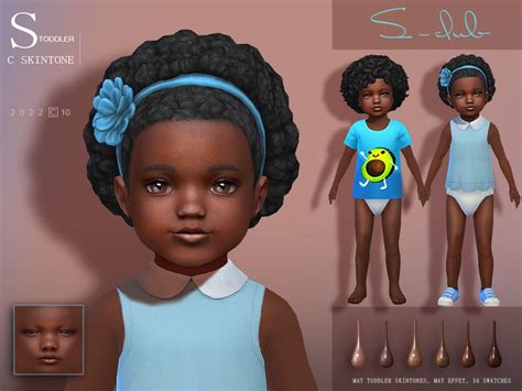 The Sims Resource Toddler Skintone 1022 T Colors For Toddlers