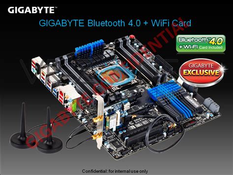 Gigabyte To Pack Wireless N And Bluetooth 40 Addon Card With Some X79