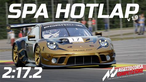 Spa World Record Hotlap Porsche Ii Gt R Assetto