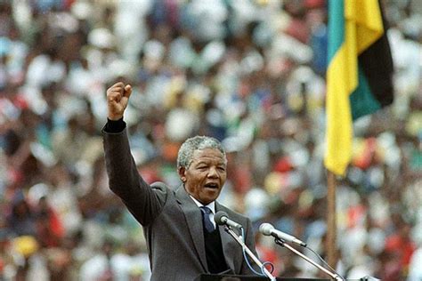 In his inaugural address, mandela, who spent 27 years of his life as a political prisoner of. Nelson Mandela Dead at 95, Was the First Black President ...