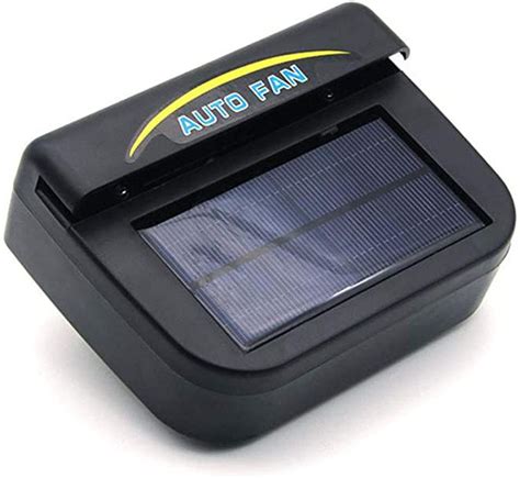 Solar Powered Car Window Windshield Auto Air Vent Cooling Fan Car