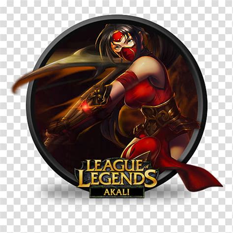 Lol Icons League Of Legends Akali Transparent Background Png Clipart